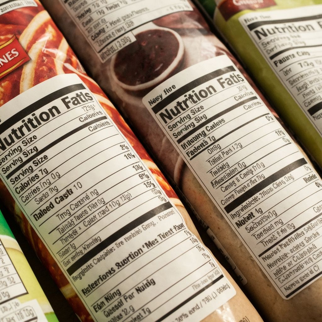 Nutrition labeling and information